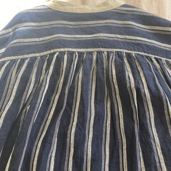 Ichi Antiquities linen oversized button down shirt - Picture 4 of 7